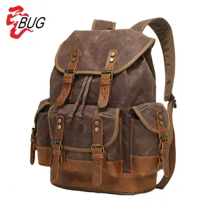 Waxed Canvas Backpack Computer Backpack Large Capacity Travel Laptop Computer Bag For Men Designer Backpacks Cheap Back Pack