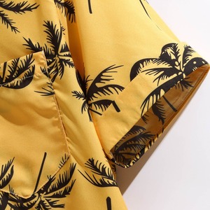 Camisas de manga corta de verano para hombre, ropa de playa con estampado Hawaiano informal - Product Image 5
