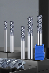 <span class=keywords><strong>4</strong></span>-플루트 카바이드 엔드밀-금속 (스틸, 알루미늄, 스테인리스 스틸) 용 HRC55 <span class=keywords><strong>CNC</strong></span> 밀링 커터-정밀 플랫 커팅 툴 - Product Image 3