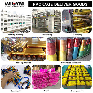 Pon Pon Personalizzati WIGYM per Cheerleading Scolastico, Gialli Ecologici in PE Multicolore - Product Image 6