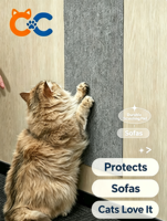 Tapis d'escalade pour chat en polyester CC, minimaliste, découpable à volonté, fixable au mur, outil de stimulation, résistant aux griffures, durable, multifonctionnel