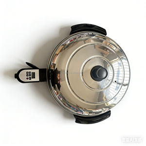 Machine à Injera Éthiopienne Électrique 47CM Antiadhésive à Température Réglable, Facile à Nettoyer, pour la Maison <span class=keywords><strong>et</strong></span> les Grandes Familles, Type Mogogo - Product Image 2