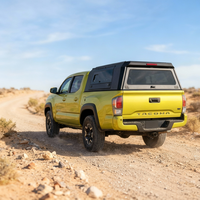 Auvent de camion 4x4 en aluminium de haute qualité |   Portes à ailes de mouette, étanches à la poussière et à l'eau, faible bruit du vent, compatibles avec Toyota Tacoma Double Cab