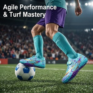 Proveedor <span class=keywords><strong>de</strong></span> Botas <span class=keywords><strong>de</strong></span> Fútbol <span class=keywords><strong>para</strong></span> Niños, Zapatos <span class=keywords><strong>de</strong></span> Fútbol Transpirables TF <span class=keywords><strong>para</strong></span> Entrenamiento en Césped Artificial, Calzado Deportivo <span class=keywords><strong>para</strong></span> Niños - Product Image 4