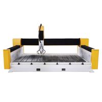 Machine de découpe de carreaux humides à jet d'eau Alpha prête à l'emploi, routeur CNC, composant moteur central, découpeuse de pierres précieuses, épaisseur 100 mm
