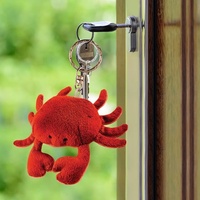 Vente en gros d'usine, jouet en peluche personnalisé, mignon, doux, kawaii, animaux marins, poisson, crabe, jouet de confort pour enfants, 3 pouces
