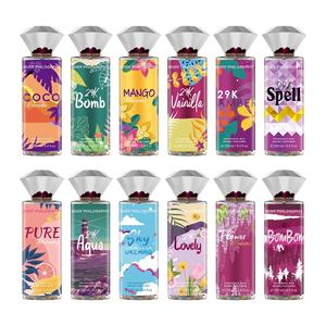 Groothandel 250Ml Dagelijks Gebruik Tropisch Bloemenfruit Geur <span class=keywords><strong>Body</strong></span> <span class=keywords><strong>Mist</strong></span> Voor Vrouwen Langdurige Zoete Kokos Mango Geur Parfums - Product Image 2