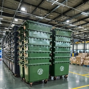 Factory 660L Plastic Movable Trash Can High Quality <strong>Large</strong> Size Outdoor Garbage Recycling Garbage <strong>Bin</strong> - Product Image 6