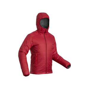 OEM logotipo personalizado al por mayor capucha Puffer Puff cálido grueso Zip Up acolchado 100% poliéster chaqueta acolchada de invierno para los hombres de Bangladesh - Product Image 2