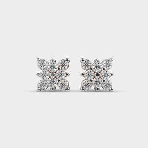 Premium Round Brilliant Moissanite <b>Stud</b> <b>Earrings</b> 925 Sterling <b>Silver</b> Classic Fashion Jewelry for Women Gift Collection - Product Image 1