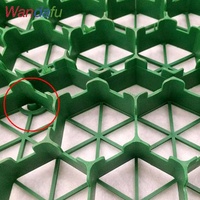 Grille de contrôle de l'érosion en HDPE pour pavés, drainage de jardin, stabilisation de voies de circulation, gazon et dalles de béton