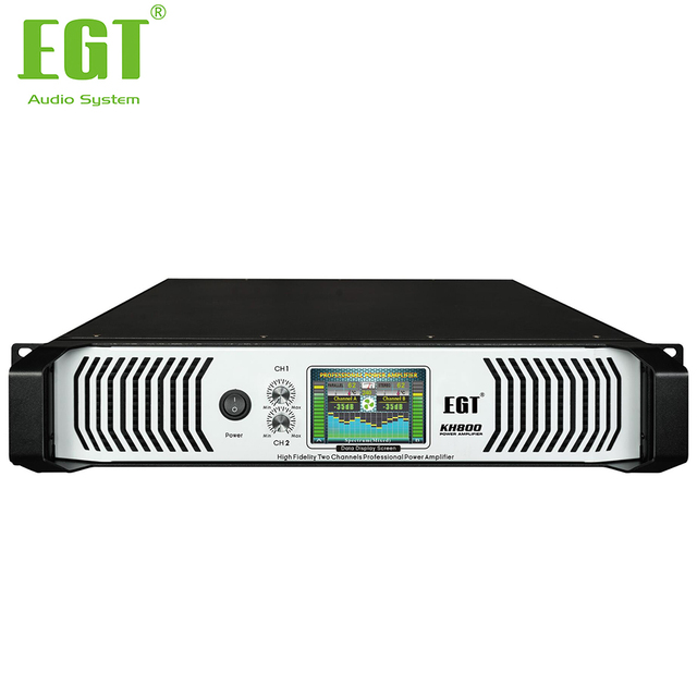 Professional 3U 2 Channel Power Amplifier 800W Audio Amplifier STABLE POWER HOT SALE HIGH SPL PEAK POWER OEM ODM