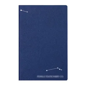 Журнал с логотипом, печать на заказ, синяя сублимационная заготовка, речная бумага tomoe, ежедневник с блестящим краем