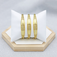 Bracelet Tennis Femme Plaqué Or 18K Style Marocain Géométrique en Laiton, Bijou Tendance avec Zircons
