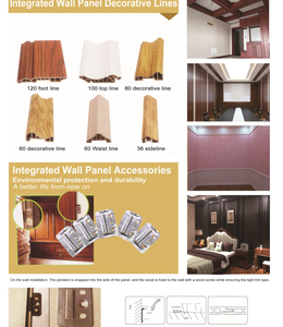 Panel de pared de PVC pegado e instalado inmediatamente la apariencia es de alta calidad y es resistente al desgaste y fácil de limpiar - Product Image 5