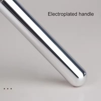 Pinceau de fond de teint liquide ultra fin et plat haut de gamme tendance avec poils synthétiques pour le visage et l'application de correcteur