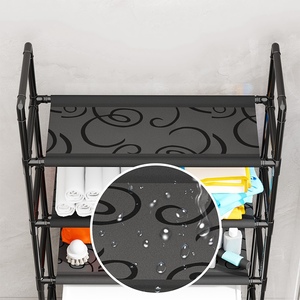 Floor Standing <strong>Storage</strong> <strong>Rack</strong> for Bathroom Increases Space Saving Multi Bathroom <strong>Storage</strong> <strong>Racks</strong> Without Holes Laundry <strong>Rack</strong> - Product Image 2
