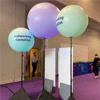 Ballon gonflable trépied grand format, imperméable, à changement de couleur, pour la publicité extérieure et la décoration d'événements