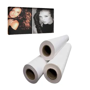 Good quality printable polyester canvas for eco solvent printing with brilliant color