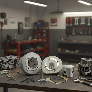 Nouveau kit de cylindre en aluminium Pinasco 102cc pour transmissions de moto - Product Image 3