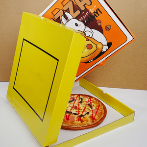 Bán buôn tùy chỉnh in logo Kích thước thức ăn nhanh Takeaway giấy Bao bì hộp bánh <span class=keywords><strong>pizza</strong></span> - Product Image 2