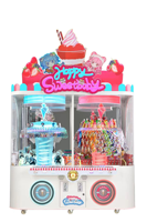 Petite machine distributrice de prix Happy Sweetbaby en métal, jeux d'arcade à pièces pour enfants, collations et boissons, facile à gagner