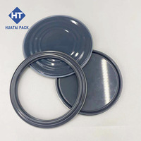 Tutup Cincin Diameter 165mm, Aksesori Tutup Bawah, Cocok untuk Merakit Kaleng Bulat 4 Liter.