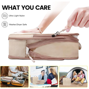 Cubetti di compressione leggeri <span class=keywords><strong>per</strong></span> <span class=keywords><strong>valigie</strong></span> compressibili da viaggio espandibili <span class=keywords><strong>Organizer</strong></span> - Product Image 4