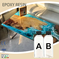 Résine époxy AB de qualité alimentaire pour la construction, la décoration de comptoirs de table rivière, les pendentifs en résine et les projets de bricolage en vrac – Approvisionnement direct usine