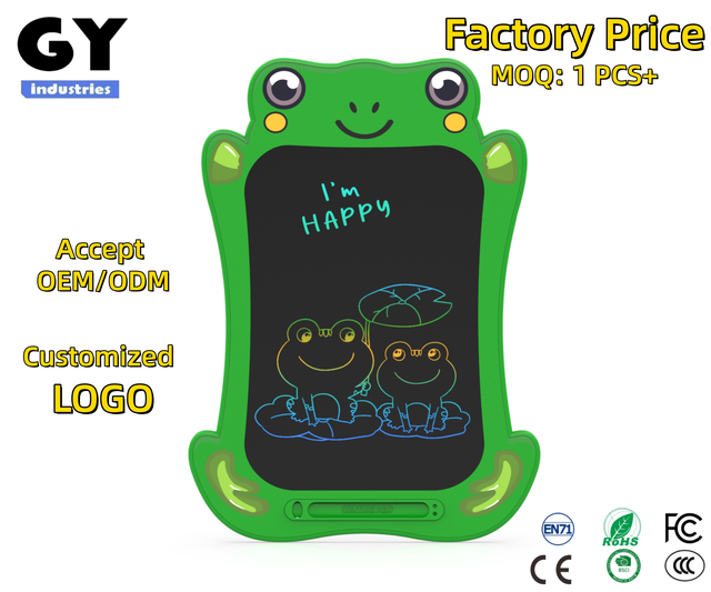 New 9 Inch Portable Kids' Favorite Choice LCD Writing Tablet High-Brightness Color Screen Animal-Themed Doodle Drawing Memo Pads