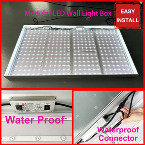 Nhôm hồ sơ Silicone edged đồ họa treo tường Modular LED Backlit hộp Đèn - Product Image 5