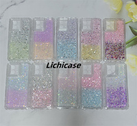 Lichicase doublure transparente coque de téléphone 360 3en 1 pour Tecno téléphone PC TPU hybride paillettes doublure étui 360 3en1 pour Tecno téléphone