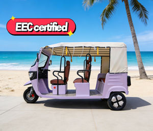 <span class=keywords><strong>Taxi</strong></span> Eléctrico de 3 Ruedas, Triciclo de Pasajeros, Tuk Tuk, para Transporte Diario, Carrocería Abierta, E-Trike - Product Image 1