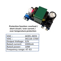 Isolant module d'alimentation à découpage AC-DC module abaisseur 110V 220V à 12V 1A