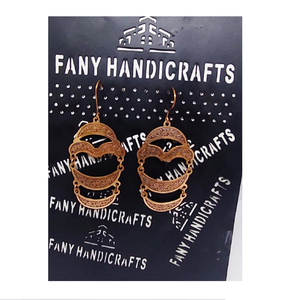 2024 Chinese Winter beach party Gown <b>earrings</b> Round velvet <b>Christmas</b> dress <b>earrings</b> American hoop <b>earrings</b> dangle beaded jewelry - Product Image 2