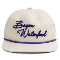 Casquette Snapback HS24 OEM personnalisée avec broderie, 5 panneaux, visière plate 256, corde décorative, unisexe, pour loisirs en extérieur, vente en gros