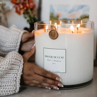 Boîte cadeau de luxe AIKUN, bougie aromathérapeutique à l'huile essentielle personnalisée, réception de bureau, ambiance élégante, bougie parfumée en cire de soja