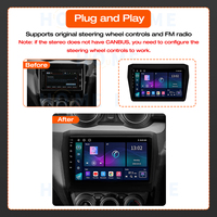 Voiture Multimédia Android Auto Radio Filaire Carplay pour Suzuki Swift 2017-2023 4G + 64G Android 14 2 Din GPS WIFI Écran 1280*720P