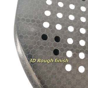 Pala de Pádel de Fibra de Carbono 18K con Forma de Diamante, Mango Largo, Acabado 3D y Punto Dulce Amplio - Product Image 2