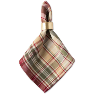 Ensemble de nappes de cuisine à carreaux de Noël en <span class=keywords><strong>coton</strong></span> biologique personnalisé - Product Image 2