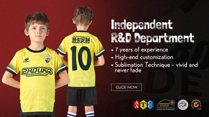 Unique high end fashionable formal fashion soccer kids sportswear soccer jersey for kids - Product Image 4