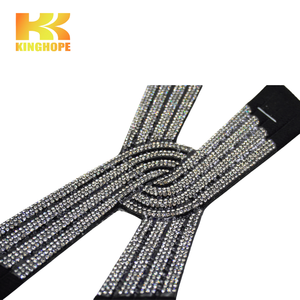 Correa de diamantes de imitación de moda, accesorios superiores de perlas decorativas superiores, parte superior decorativa para <span class=keywords><strong>sandalias</strong></span> y zapatillas de mujer - Product Image 5