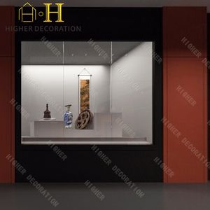 Galerie d'art moderne Musée de la conception de meubles d'intérieur Vitrine en verre antique avec porte en verre automatique Vitrine de musée - Product Image 1