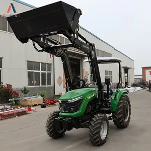 Fabrik 60 ps 4x4 kleine Traktoren Mini-Traktoren mit Frontendlader Landwirtschaft Rahmen Traktor