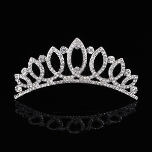 ที่คาดผมคริสตัล Mp436มงกุฎนางงามพลอยเทียมมงกุฎออกงานพรอมเจ้าหญิงงานแต่งงานสำหรับสาวสวย - Product Image 4