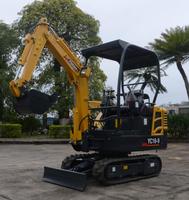 Mini-excavatrice neuve Yuchai YC18-9 1,8t, machine de terrassement