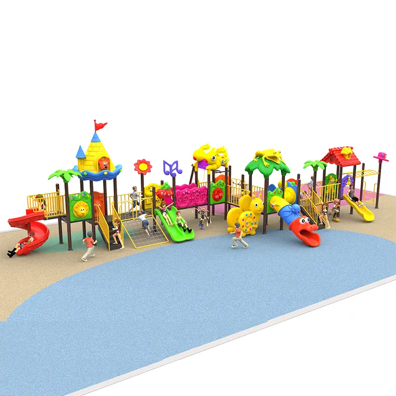Entertainment High Quality Commercial Entertainment Outdoor Playground Slide Combined Kids Outdoor Playground Equipment Amusement Park