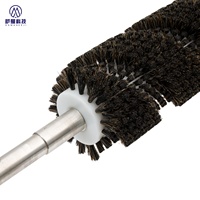 20-jarige fabrieksleverancier PP nylon getuft rollerborstel groothandelsprijs voor fruitwassing