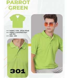 Camiseta Casual para Hombre, Tejido Piqué, Air Tex, 240 GSM, Suave, Cómoda, Ligera, Algodón Premium, para Uso Diario - Product Image 2