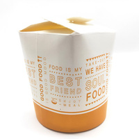 Boîtes d'emballage alimentaire à emporter en papier kraft biodégradable empilable et recyclable avec impression de logo personnalisée